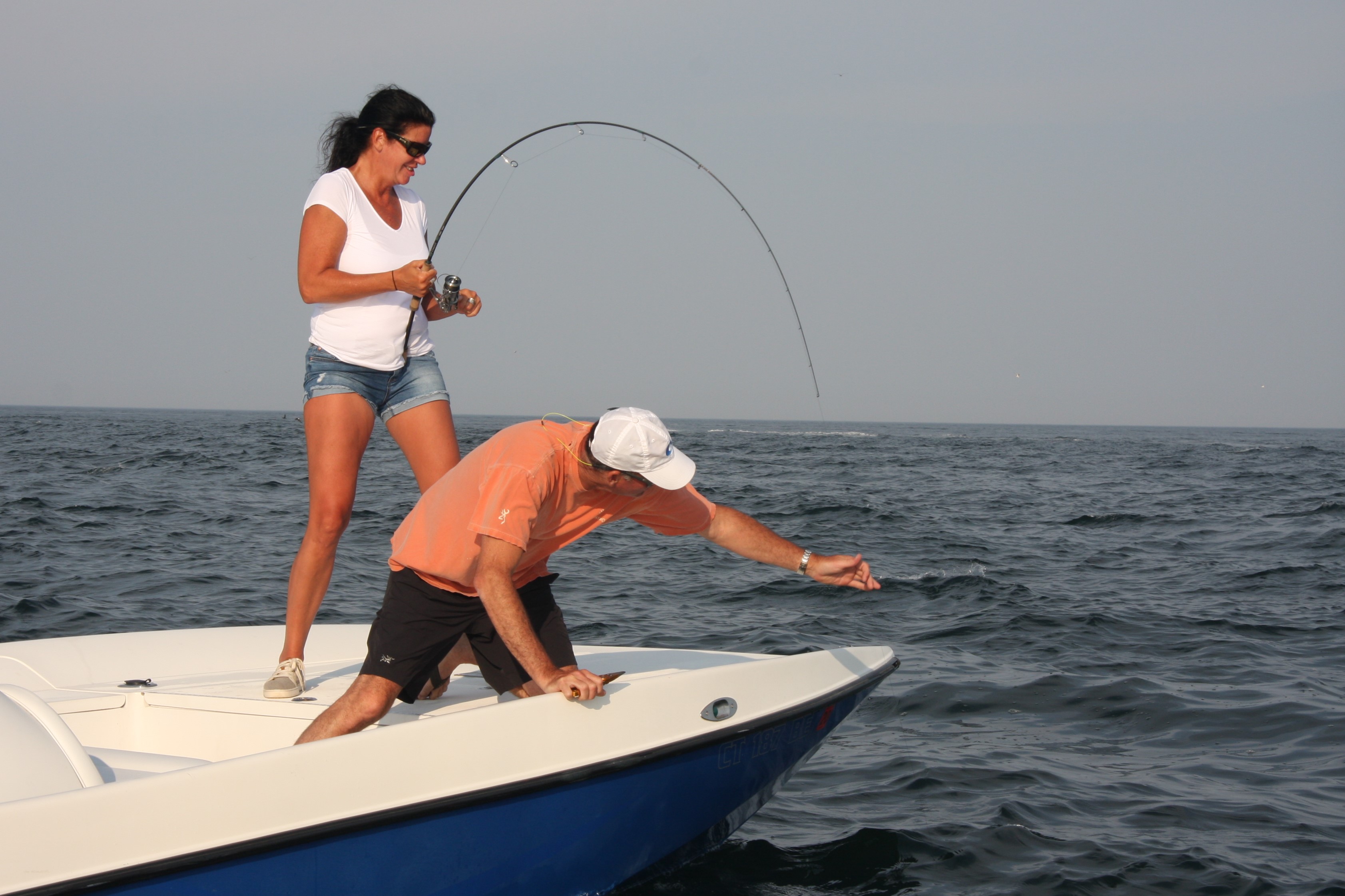 The First 80-Pound Striper on Rod-and-Reel - On The Water