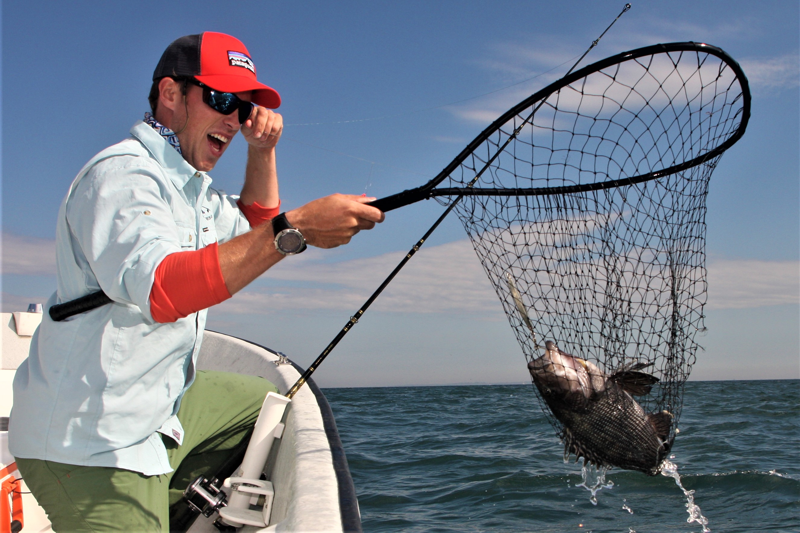 Jigging for Big Black Sea Bass - On The Water